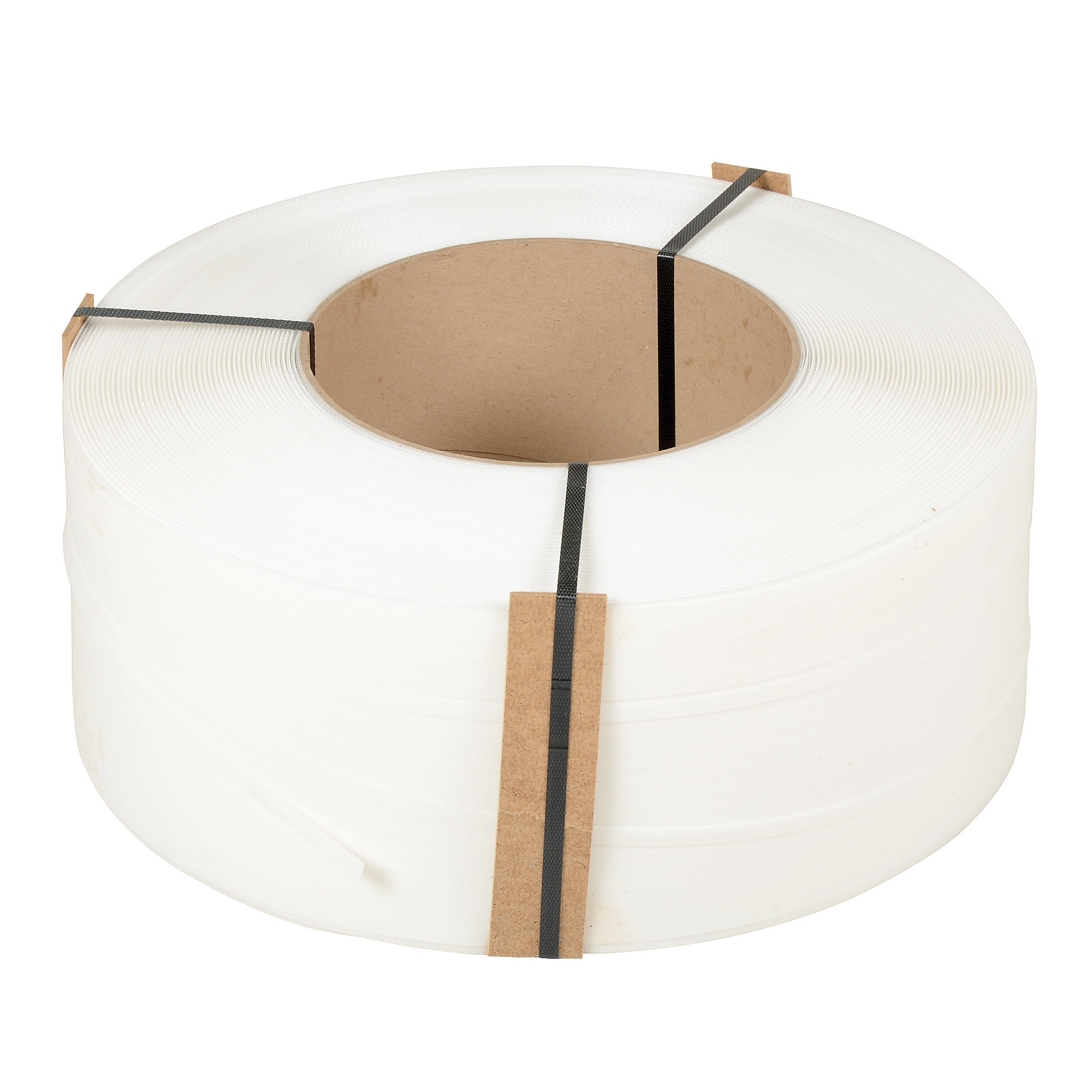 Vestil Polypropylene Strapping 3/8 In. Width 12,900 Ft. 9 In. x 8 In. Core White